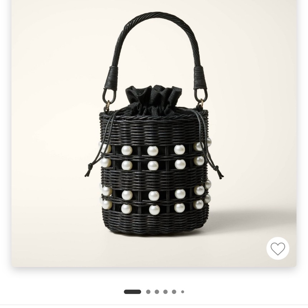 Kate Spade Black Mini Bag with Studded Design
